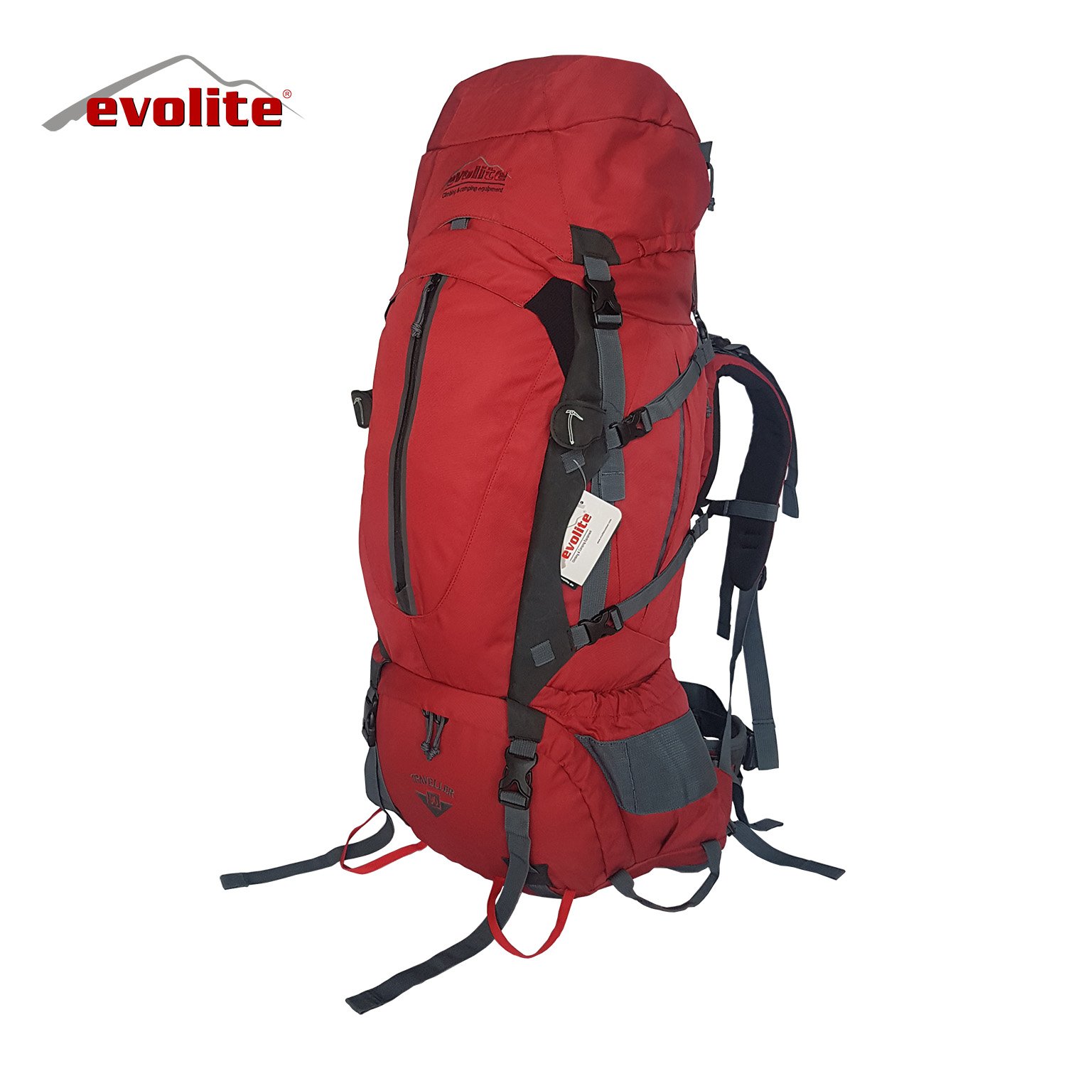 Evolite Traveller 90L Backpack-Red