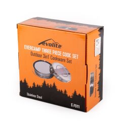 Evolite Evercamp 3in1 Stainless Steel Cook Set