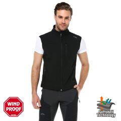 Evolite Men’s Krypton Softshell Vest - Black XL