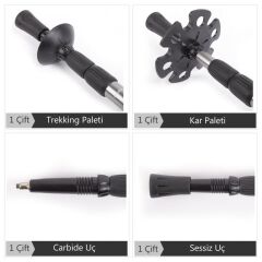 Evolite Ultralight Titanium Antishock Trekking Poles (Pair)