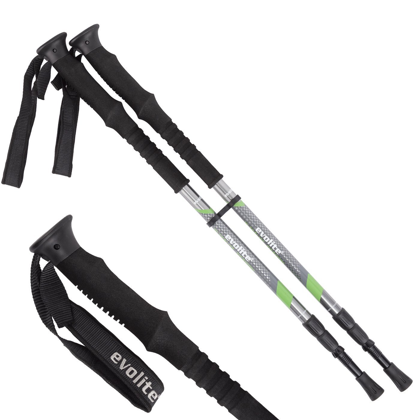 Evolite Ultralight Titanium Antishock Trekking Poles (Pair)