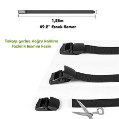 Evolite Stretch Outdoor Belt Black - 135