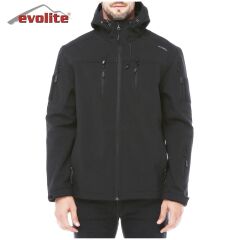 Evolite Men’s Combat Softshell Jacket XL - Black
