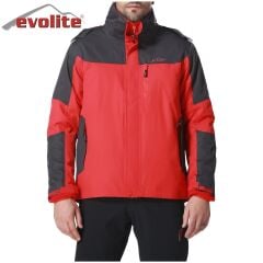 Evolite Men’s Diva 3in1 Jacket - Grey/Red