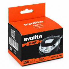 Evolite Shine 150 lm. Headlamp - Black