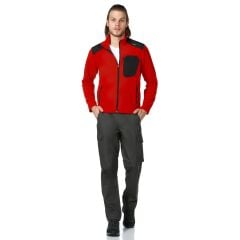 Evolite Unisex Icon Fleece Jacket - Red