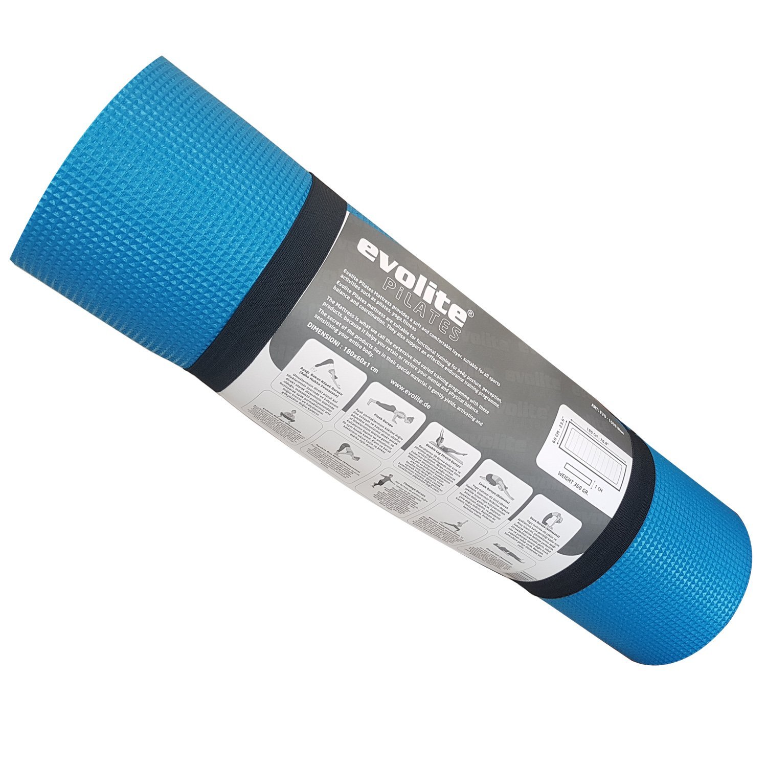 Evolite Pilates Mat Blue