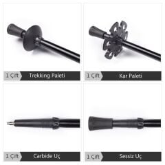 Evolite Trekker Quick-Lock Trekking Poles (Pair)