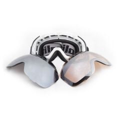 Evolite Chamelon Magnetic Ski Goggles - White
