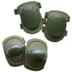 Evolite Knee & Elbow Brace Set - Khaki