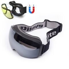 Evolite Chamelon Magnetic Ski Goggles - Black