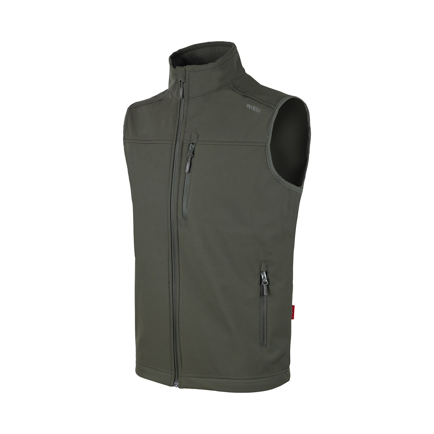 Evolite Men’s Krypton Softshell Vest - Khaki
