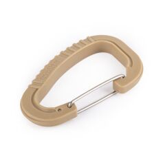 Evolite Strong Carabiner Set Of 3 - Beige/Red/Blue