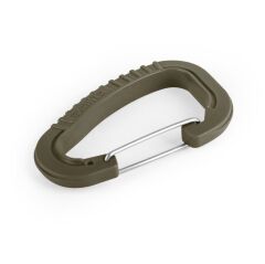 Evolite Strong Carabiner Set Of 3 - Black/Khaki/Grey