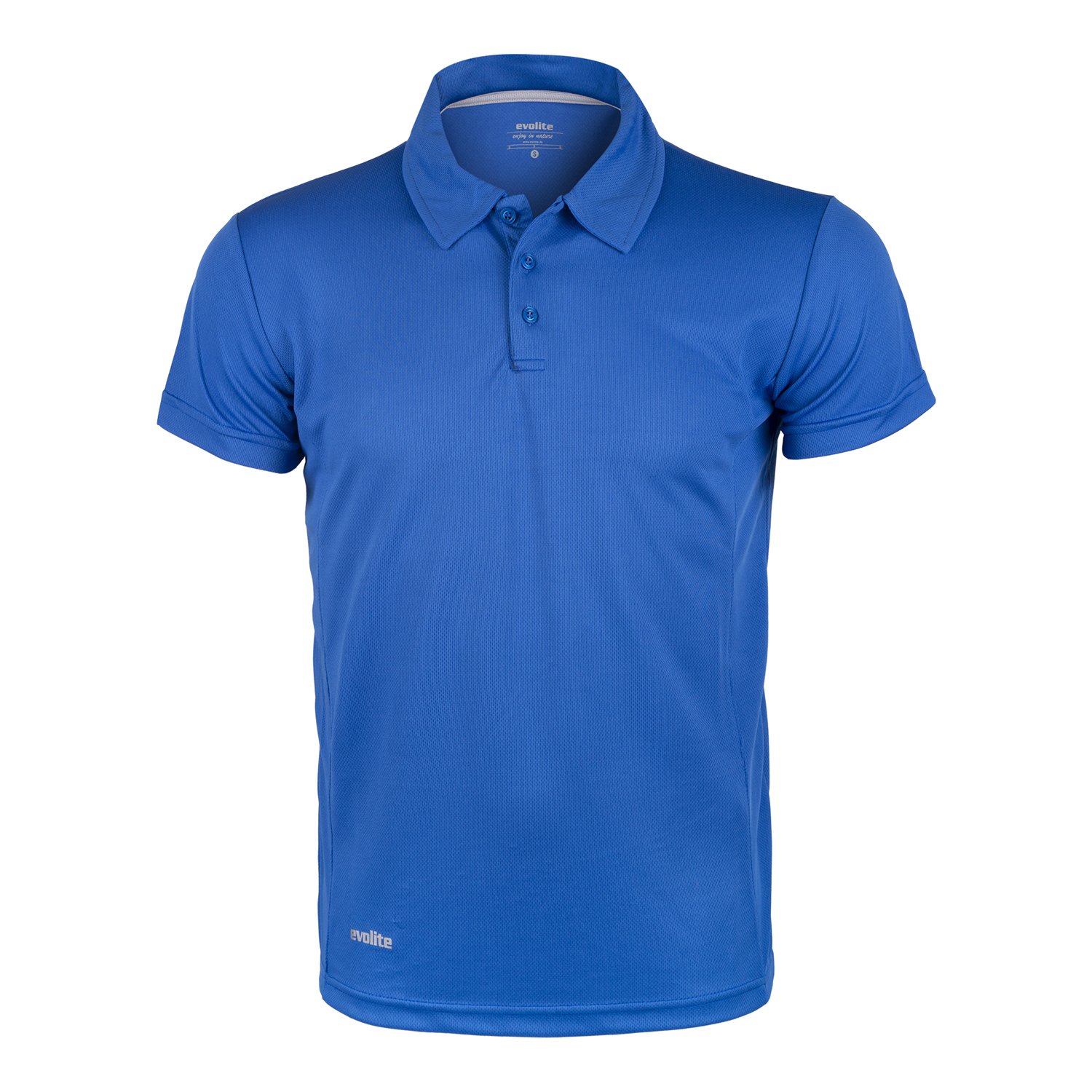 Evolite Men’s Polo Dry T-shirt-Blue