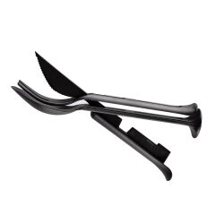 Evolite Combo Cutlery Set-Black