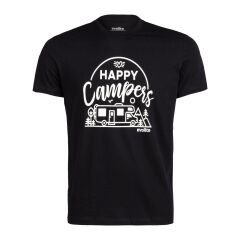 Evolite Happy Campers T-shirt-Black