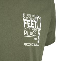 Evolite Rock Climbing T-shirt-Khaki