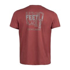 Evolite Rock Climbing T-shirt-Terracotta
