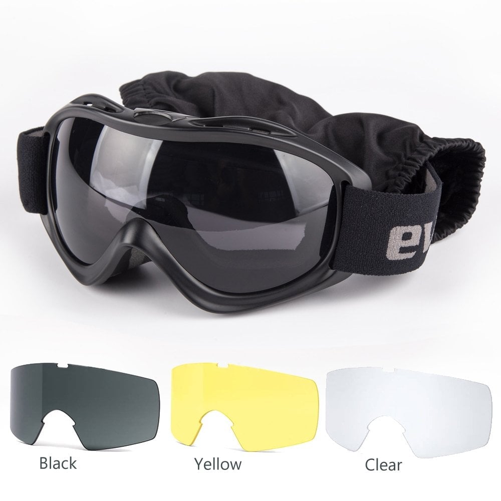 Evolite Ballistic Protector Goggles - Black