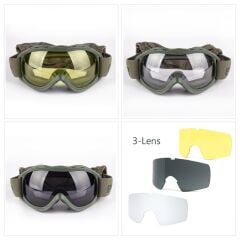 Evolite Ballistic Protector Goggles - Khaki