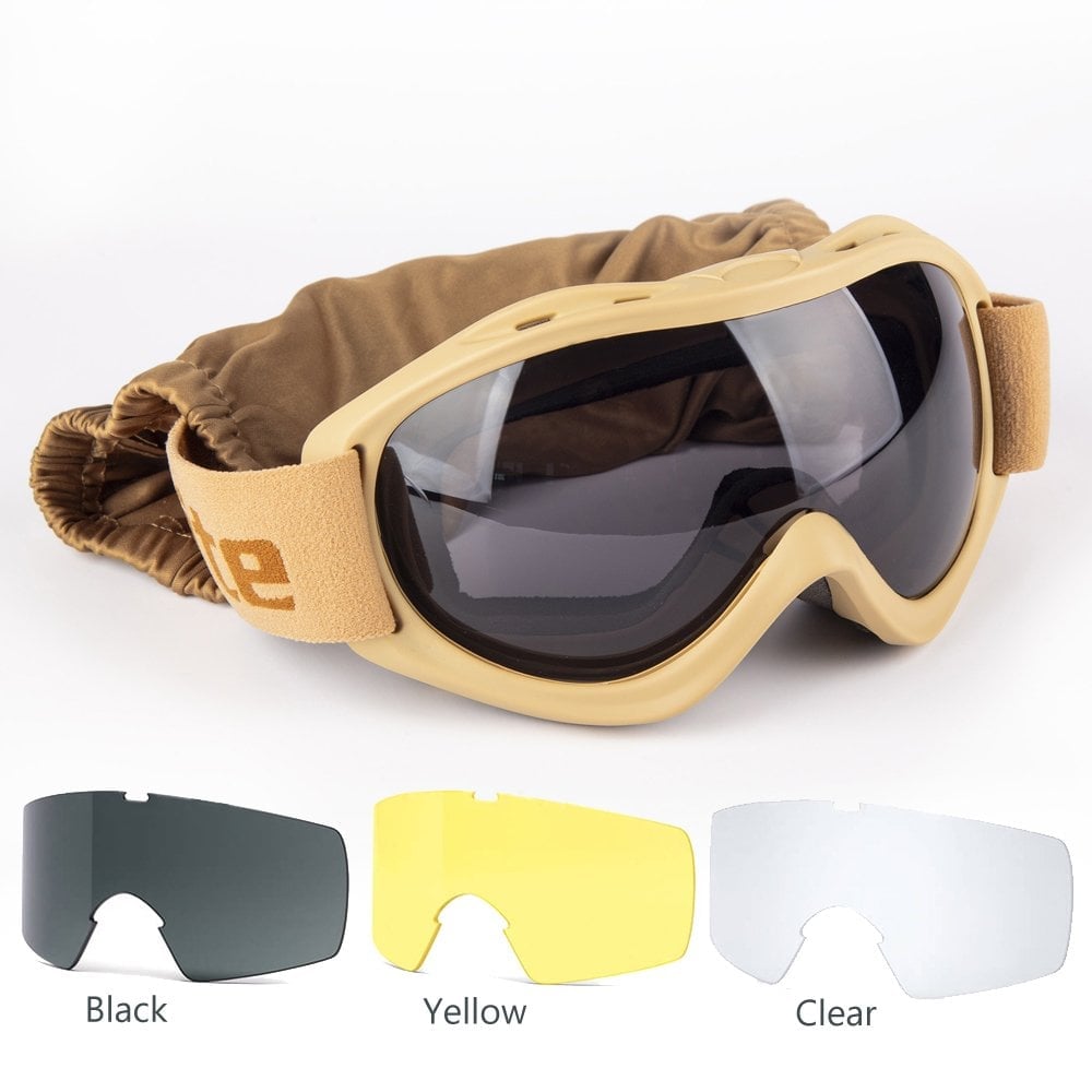 Evolite Ballistic Protector Goggles - Beige