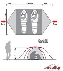 Evolite Troll-B 5 Season Tent