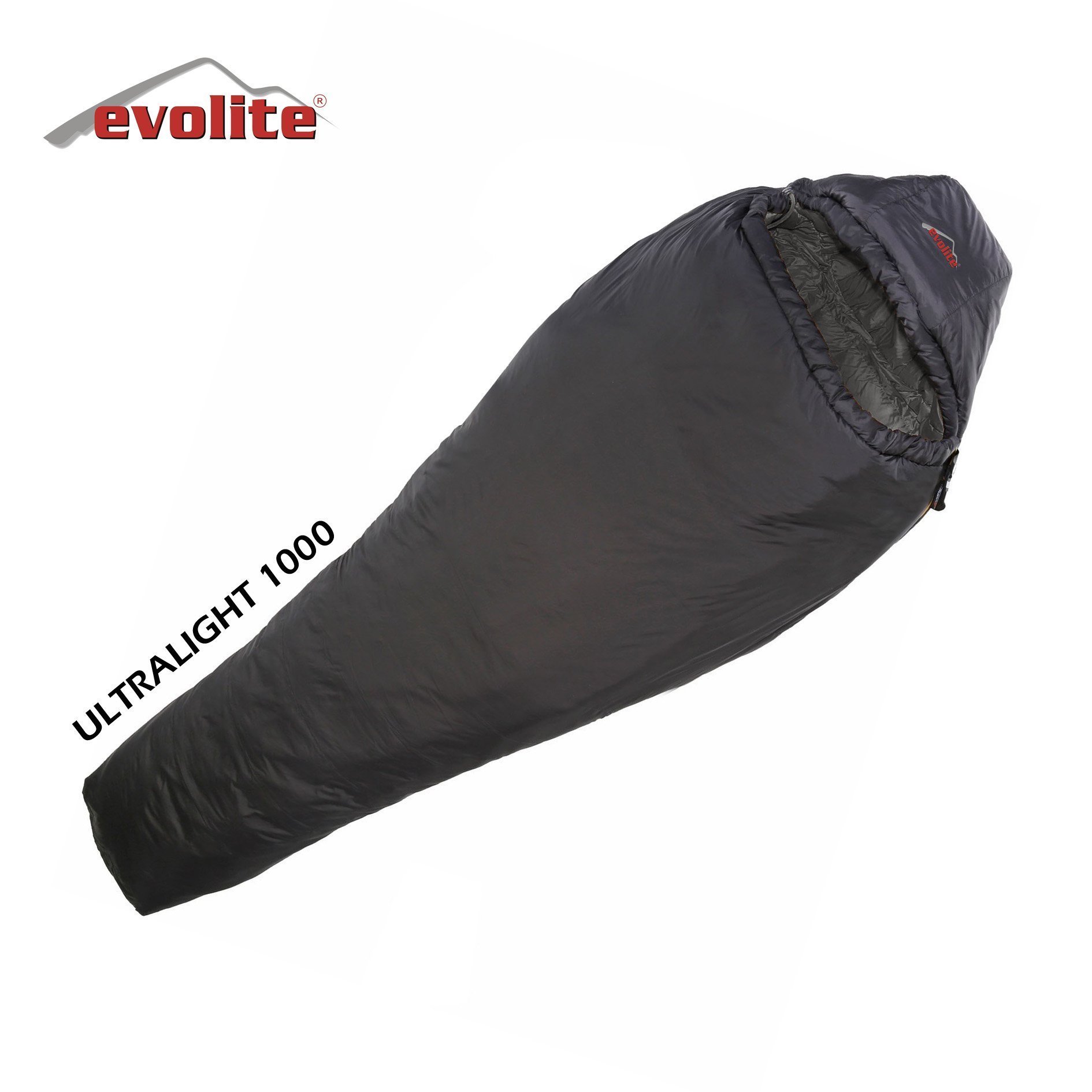 Evolite Ultralight 1000 Sleeping Bag -5ºC - Black