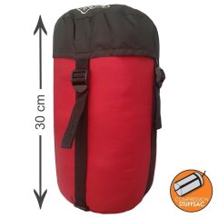 Evolite Ultralight 1000 Sleeping Bag -5ºC (Black-Red)