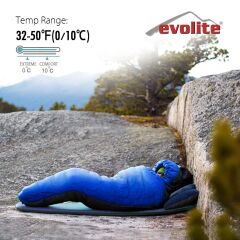 Evolite Alfa Pro Sleeping Bag 0°C-Blue