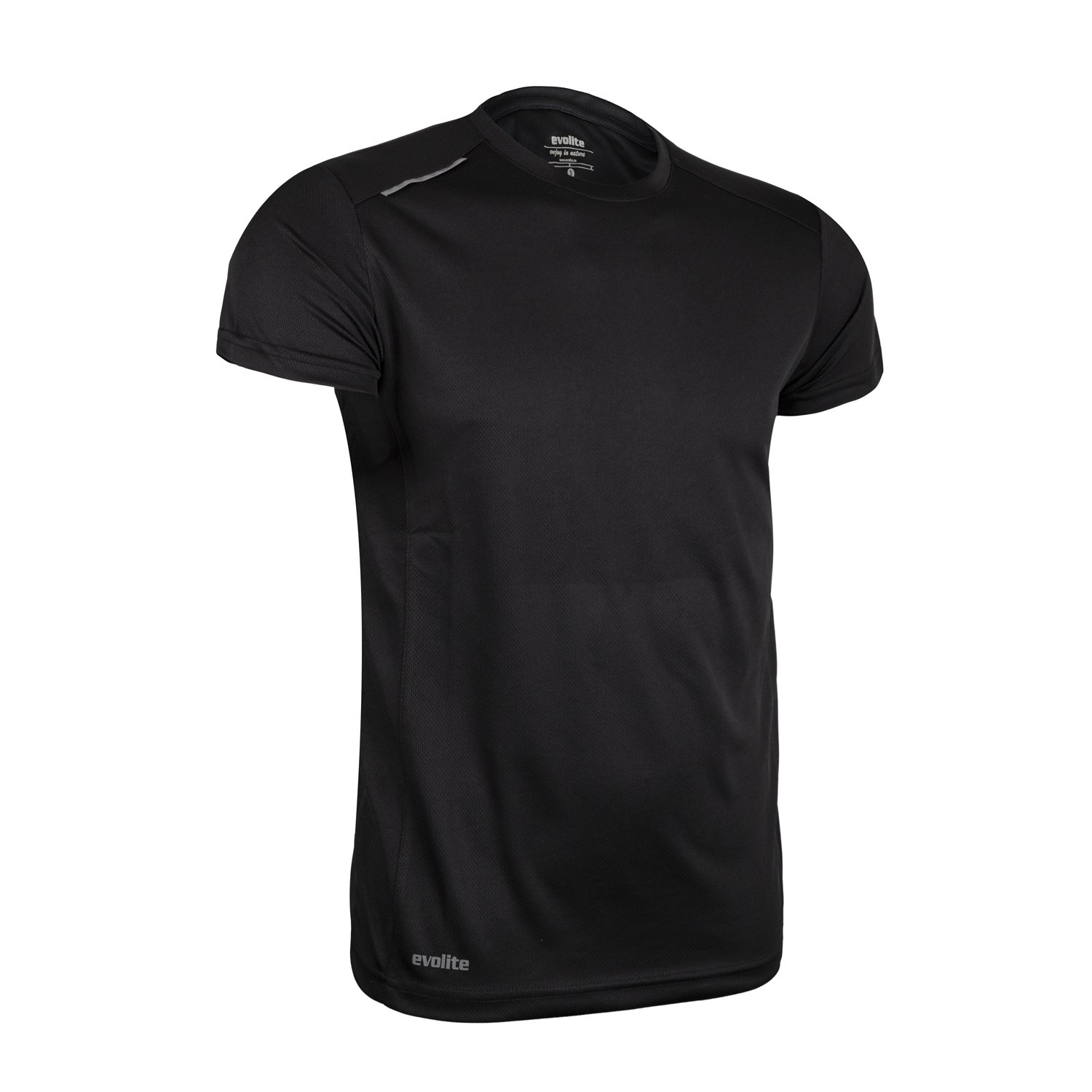 Evolite Men’s Netdry Thermal T-shirt– Black XXXL