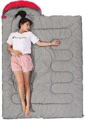 Evolite Camper Pro SQ Connectable Double Sleeping Bag 0°C - Red