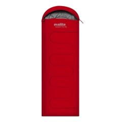 Evolite Camper Pro SQ Sleeping Bag 0°C - Red