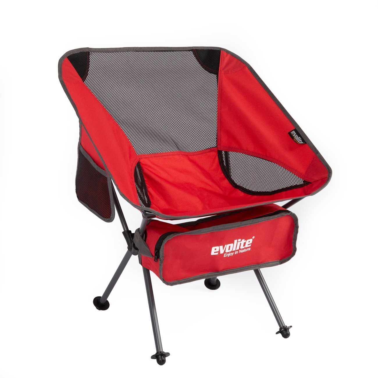 Evolite Mini Camping Chair - Red