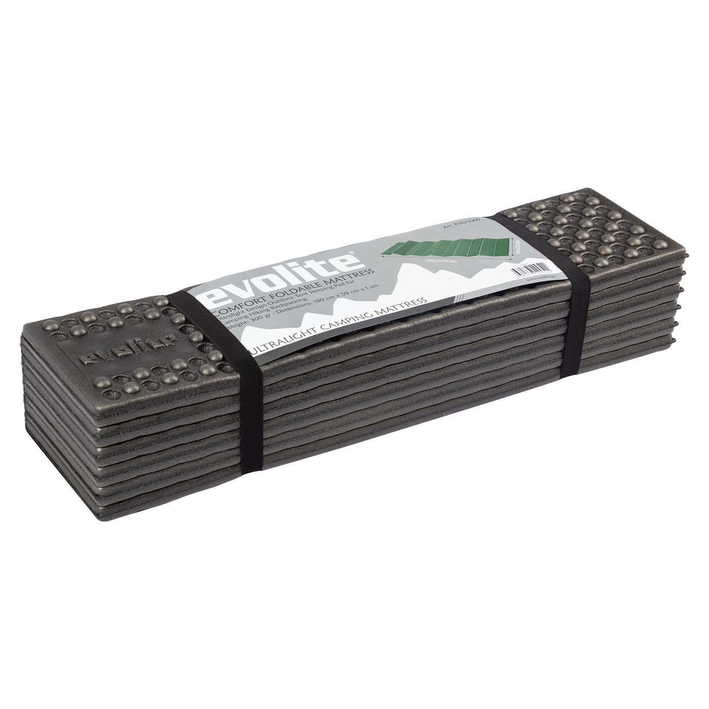 Evolite UltraLight Comfort Foldable Mat - Grey