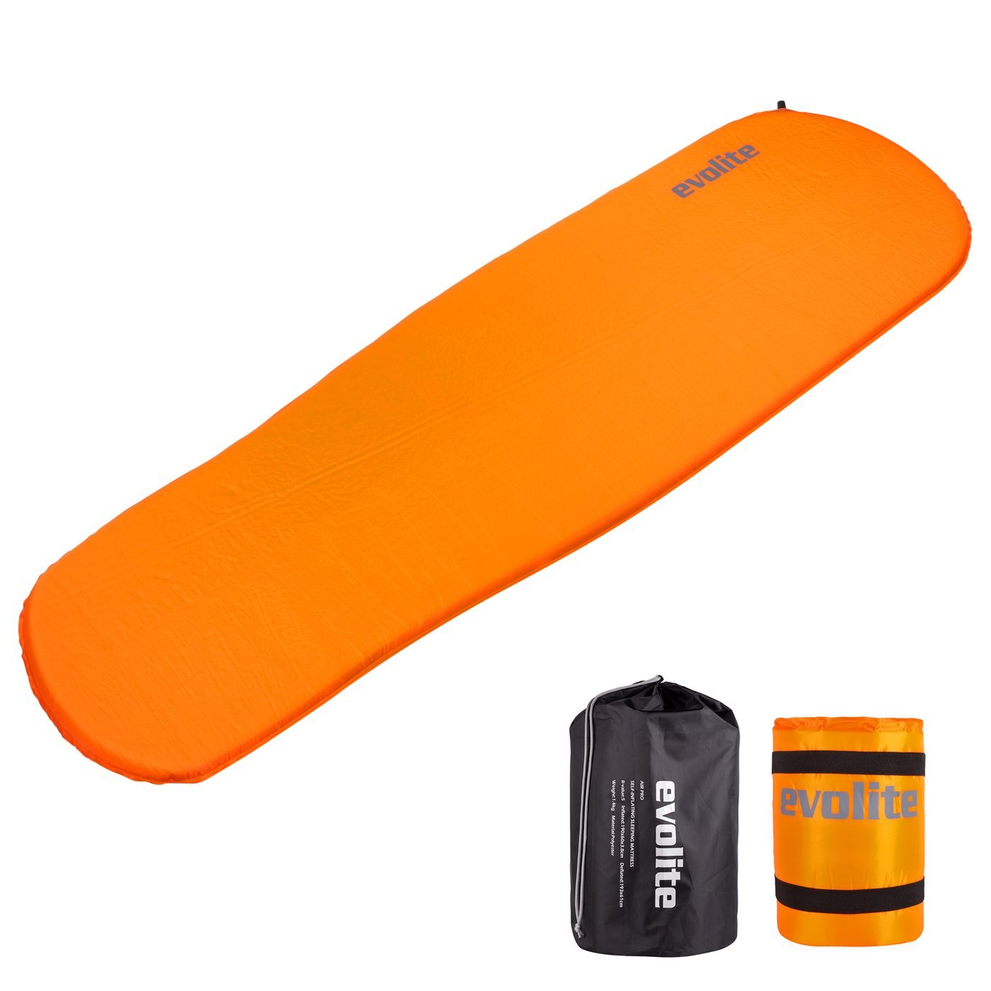 Evolite Luno 3.8 cm Inflatable Mattress - Orange
