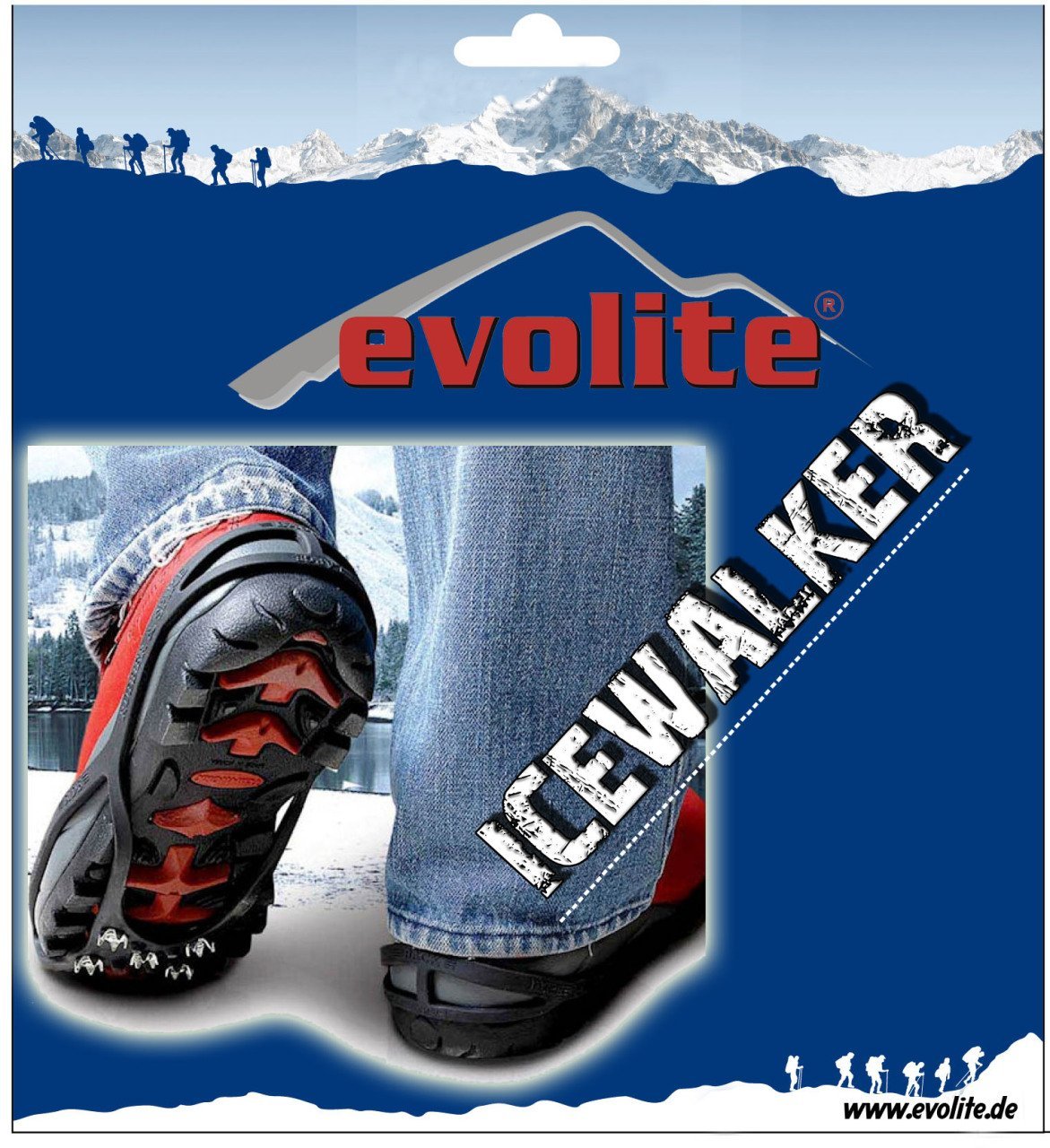 Evolite Icewalker Shoe Ice Snow Grips L