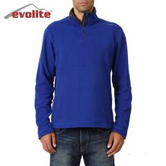 Evolite Men’s Fuga Microfibre Fleece Sweater – Blue XXL
