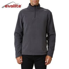 Evolite Men’s Fuga Microfibre Fleece Sweater - Grey M