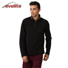 Evolite Men’s Fuga Microfibre Fleece Sweater – Black S