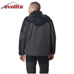 Evolite Men’s Diva 3in1 Jacket - Grey/Black XXL