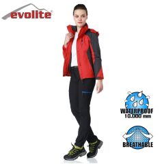 Evolite Women’s Diva 3in1 Jacket - Grey/Red XL