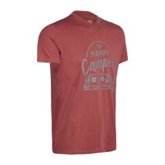 Evolite Happy Campers T-Shirt - Terracotta XS