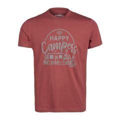 Evolite Happy Campers T-Shirt - Terracotta XXL