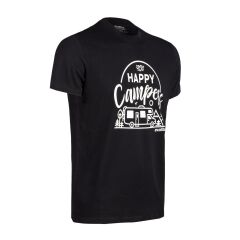 Evolite Happy Campers T-Shirt - Black XL