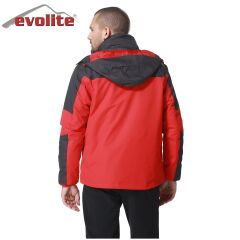 Evolite Men’s Diva 3in1 Jacket - Grey/Red XXXL