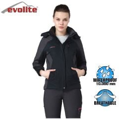 Evolite Women’s Diva 3in1 Jacket - Grey/Black L