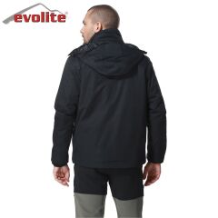 Evolite Men’s Diva 3in1 Jacket - Black/Black M