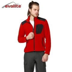 Evolite Unisex Icon Fleece Jacket - Red XXL