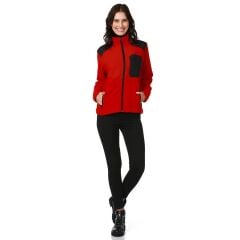 Evolite Unisex Icon Fleece Jacket - Red XXL